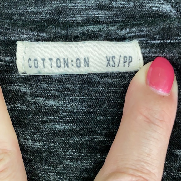 Cotton On Black Single Pocket Cuffed Sleeve Tee - Picture 10 of 11